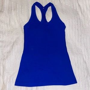 Blue LULULEMON tank sz 6